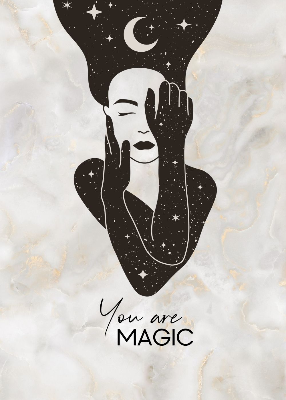 You Are Magic Greeting Card by Mrs V – Magical and Uplifting
