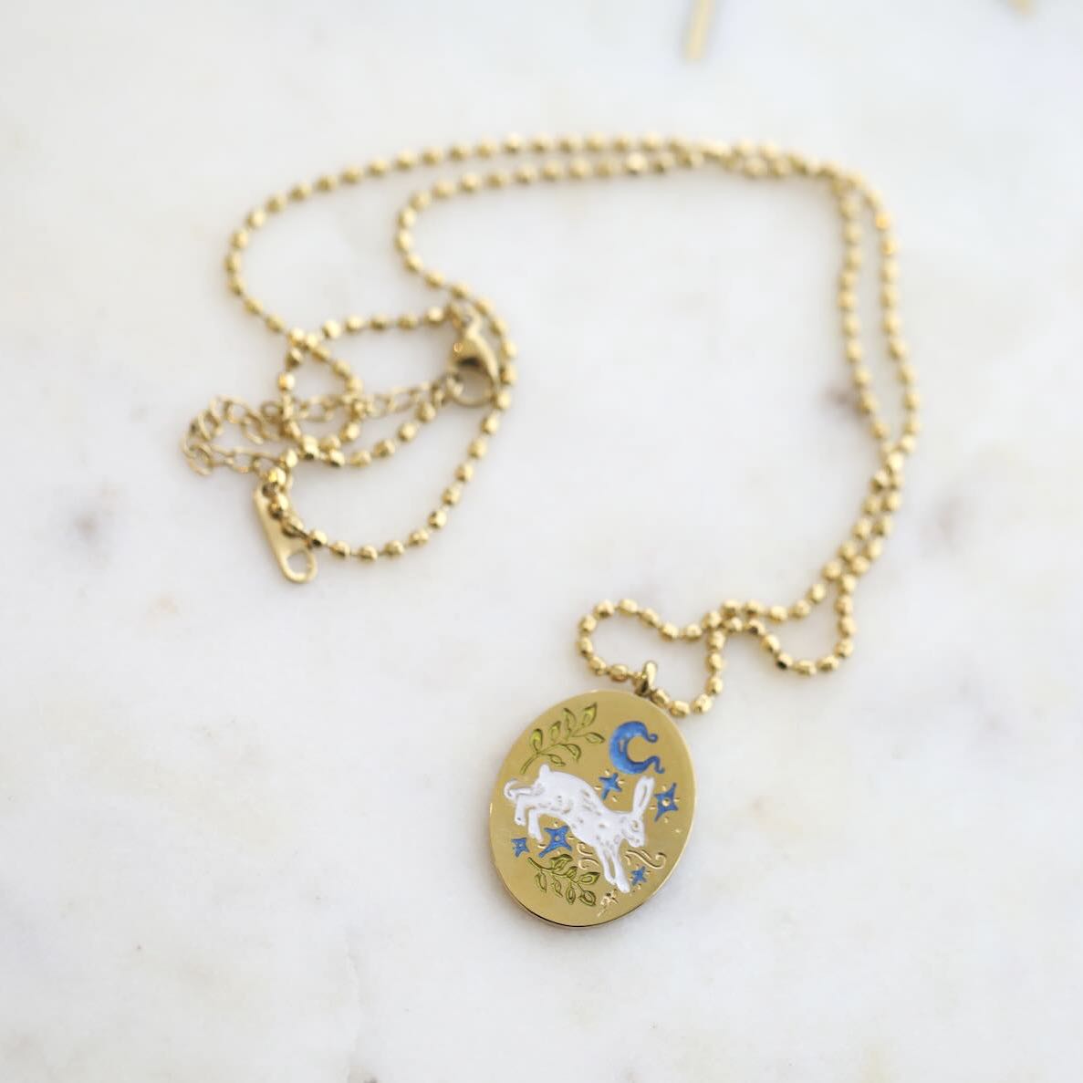 Mrs V Rabbit for Good Luck Necklace – Feng Shui Design for Positive Energy
