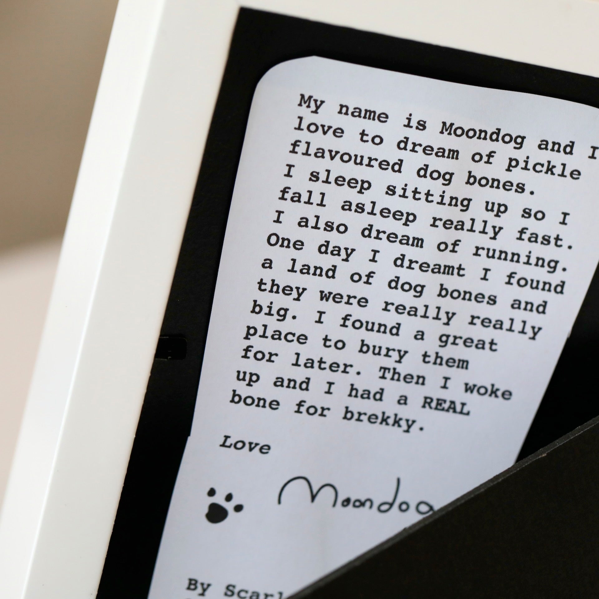 'Moondog' Childrens Bedside Story Artwork