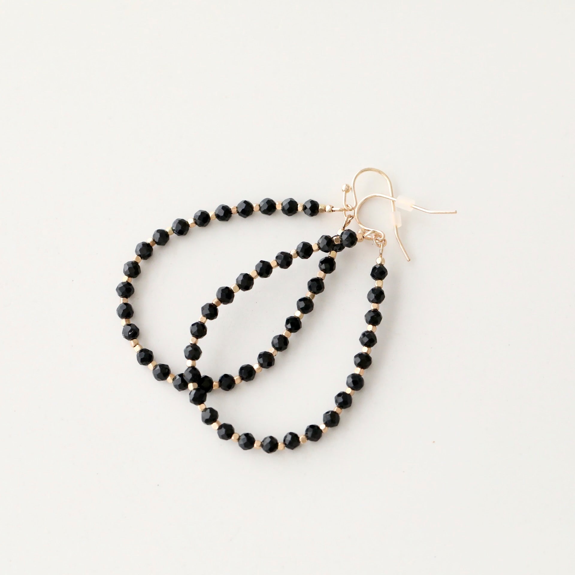 Beaded Teardrop Shaped Earrings