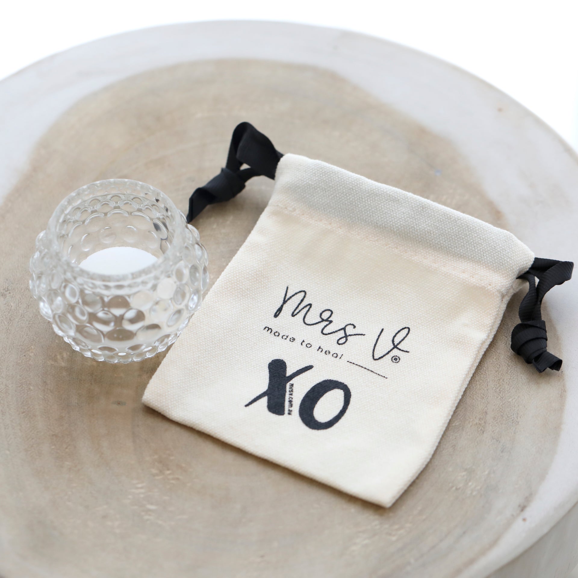 Tea Light Holder & Candle