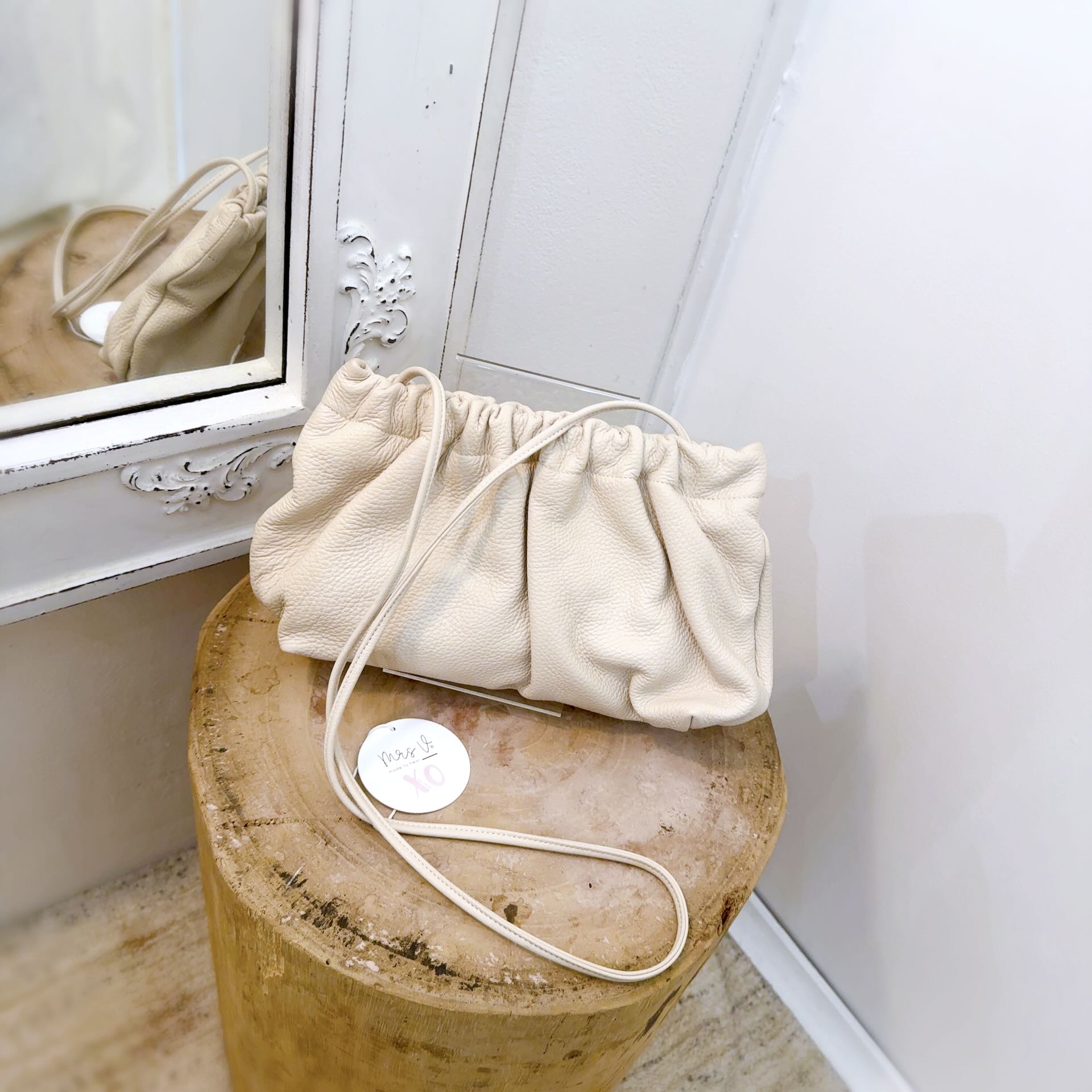 Off-White Dumpling Bag by A-ESQUE