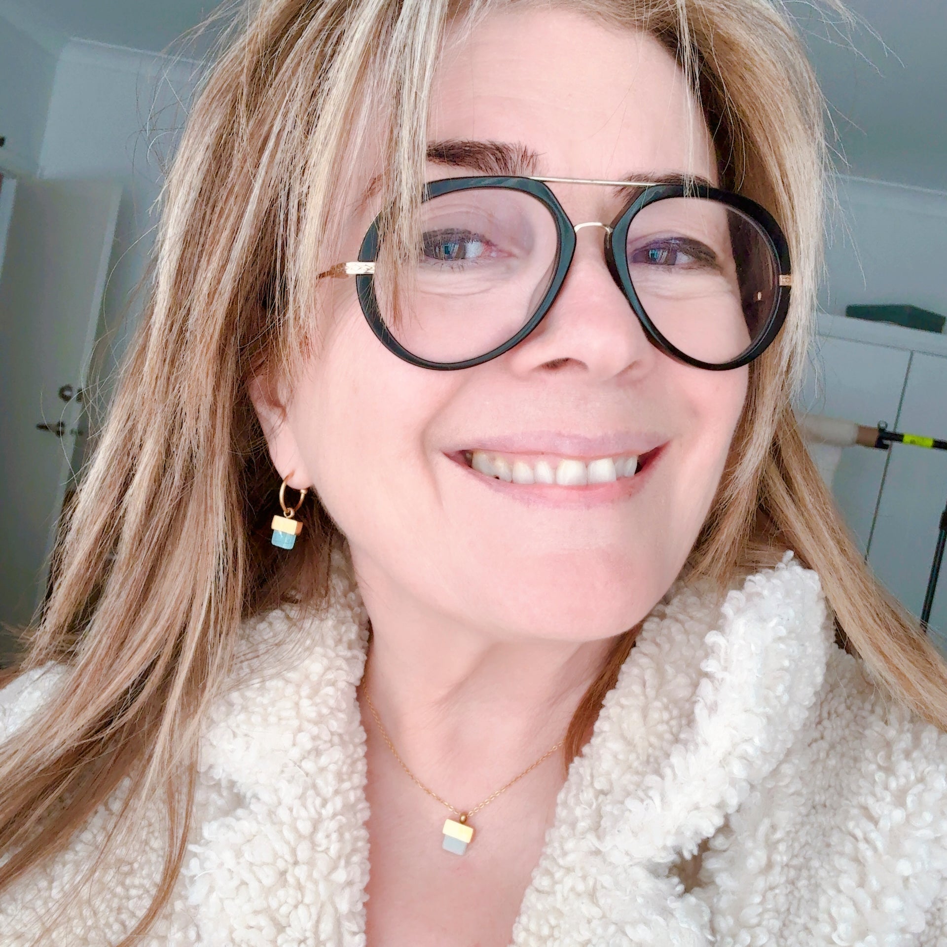 Gold & Crystal Set of Necklaces & Earrings