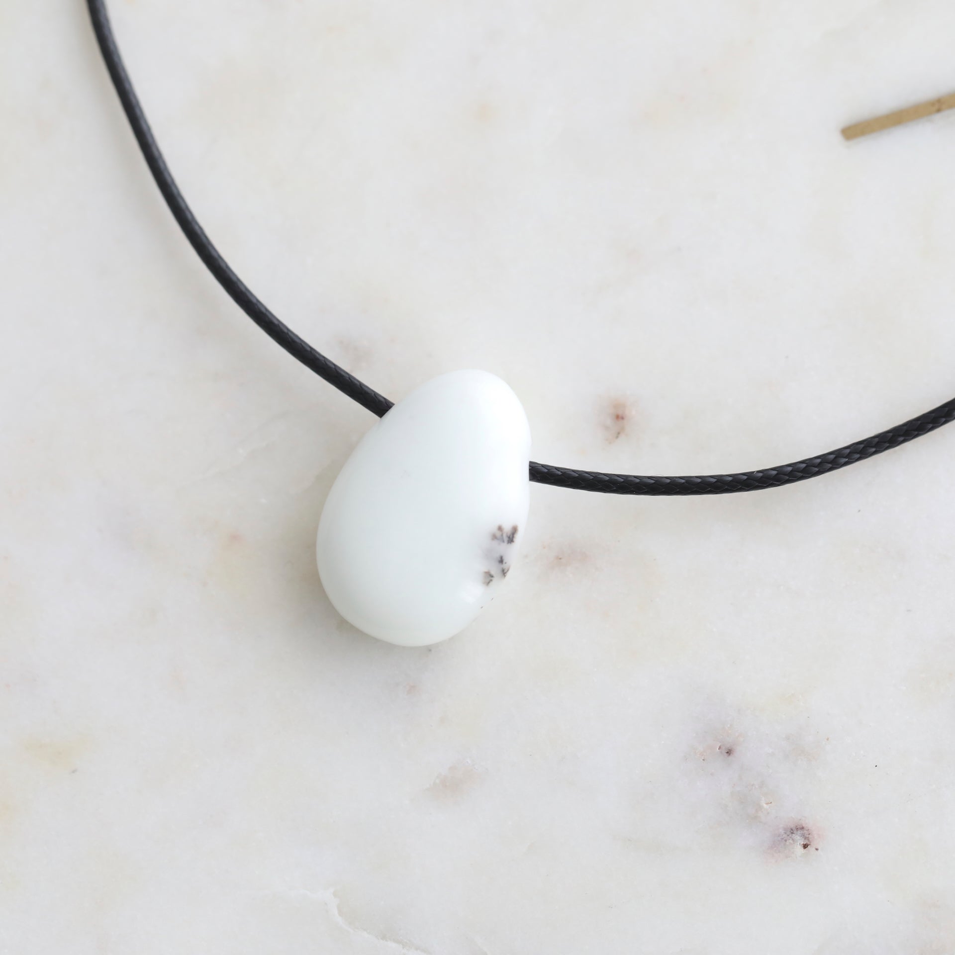 Crystal Pendant with Leather Necklaces