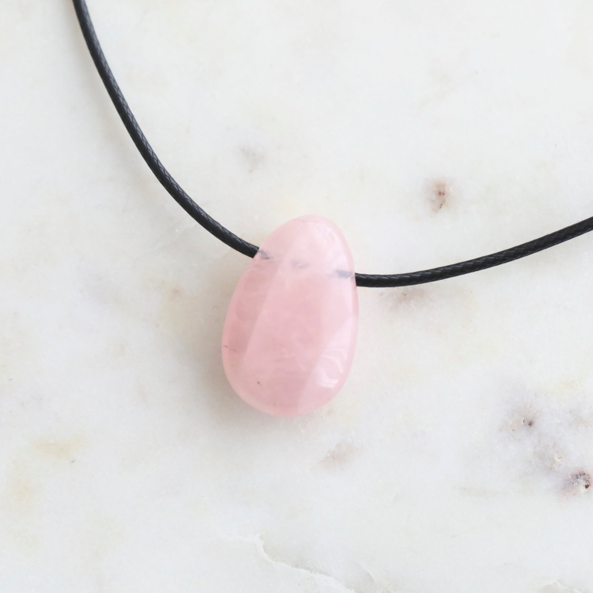 Crystal Pendant with Leather Necklaces