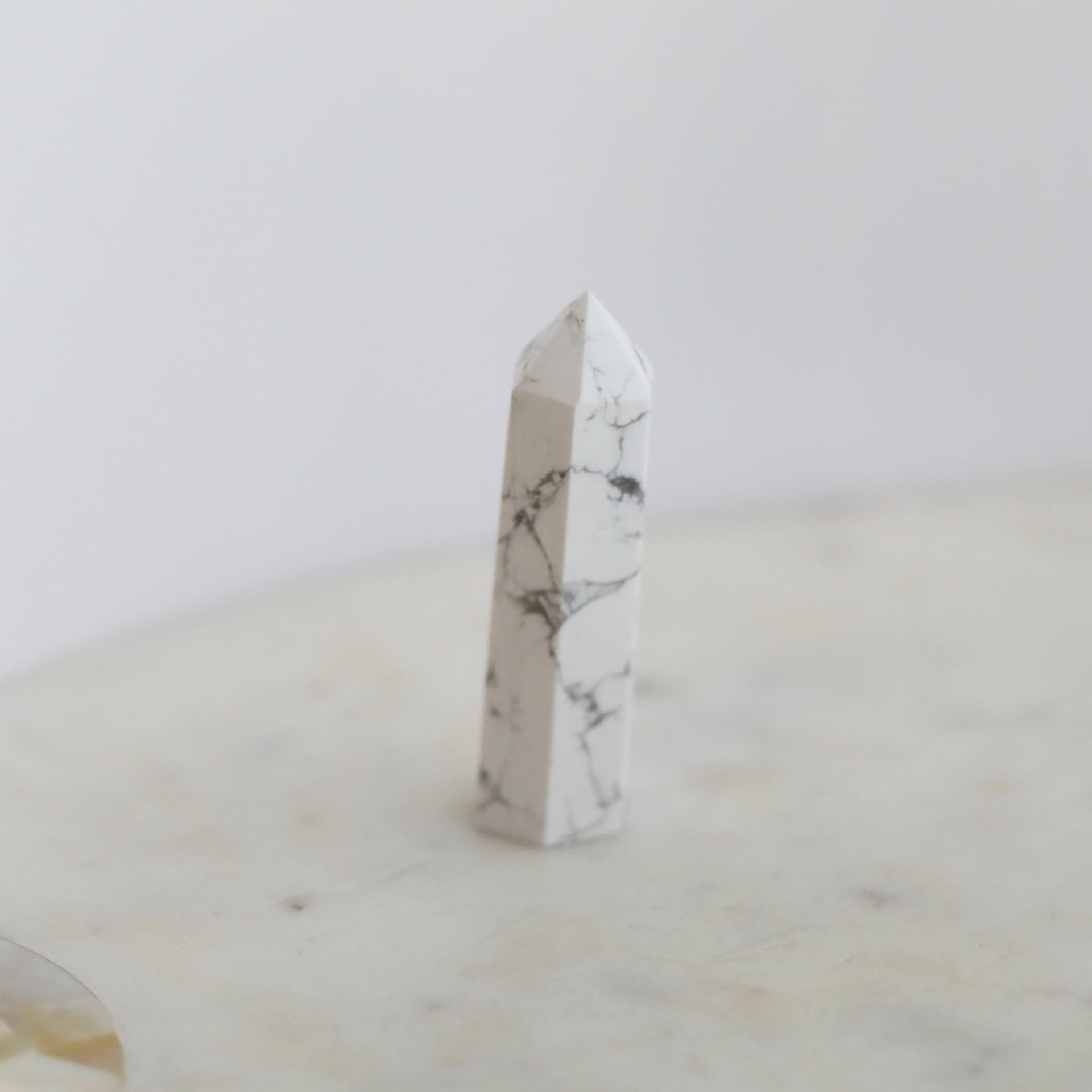 Itemized Selection of Howlite Crystal Towers by Mrs V