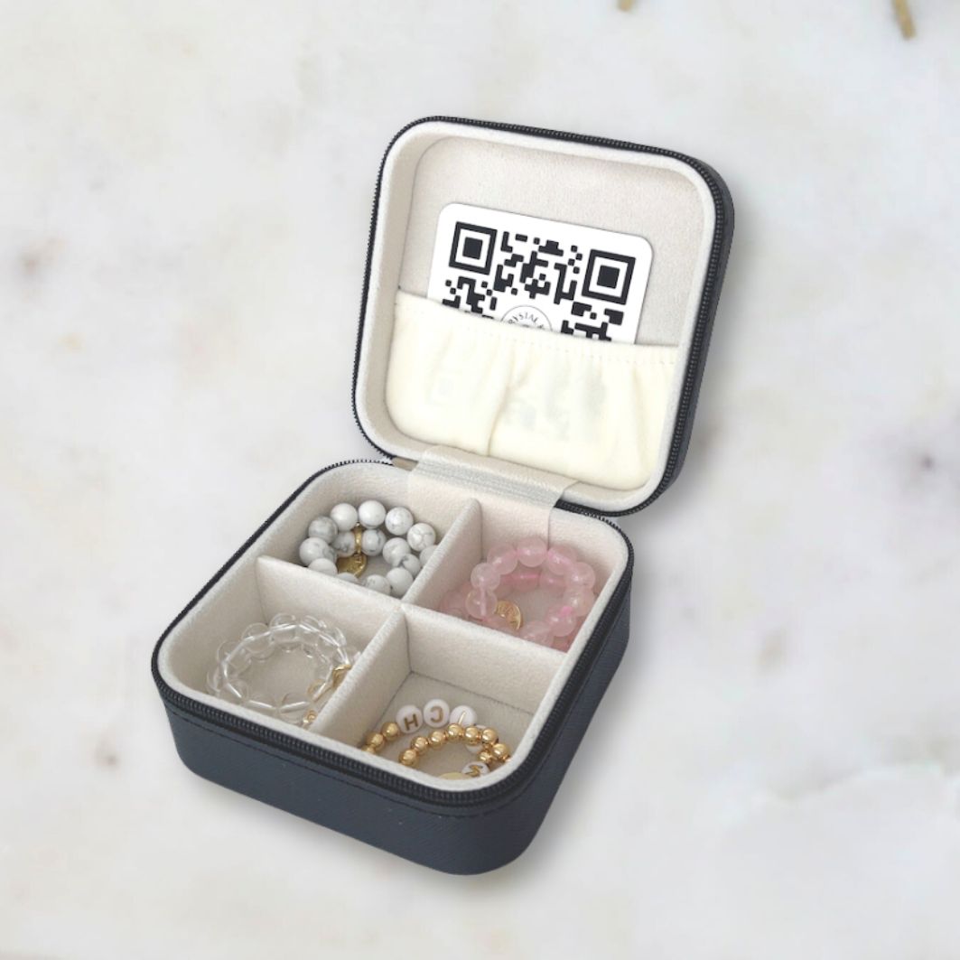 Bracelet Crystal Kit from AGERICH by Mrs V – Rose Quartz, Clear Quartz, Howlite, and Affirmation Bracelet