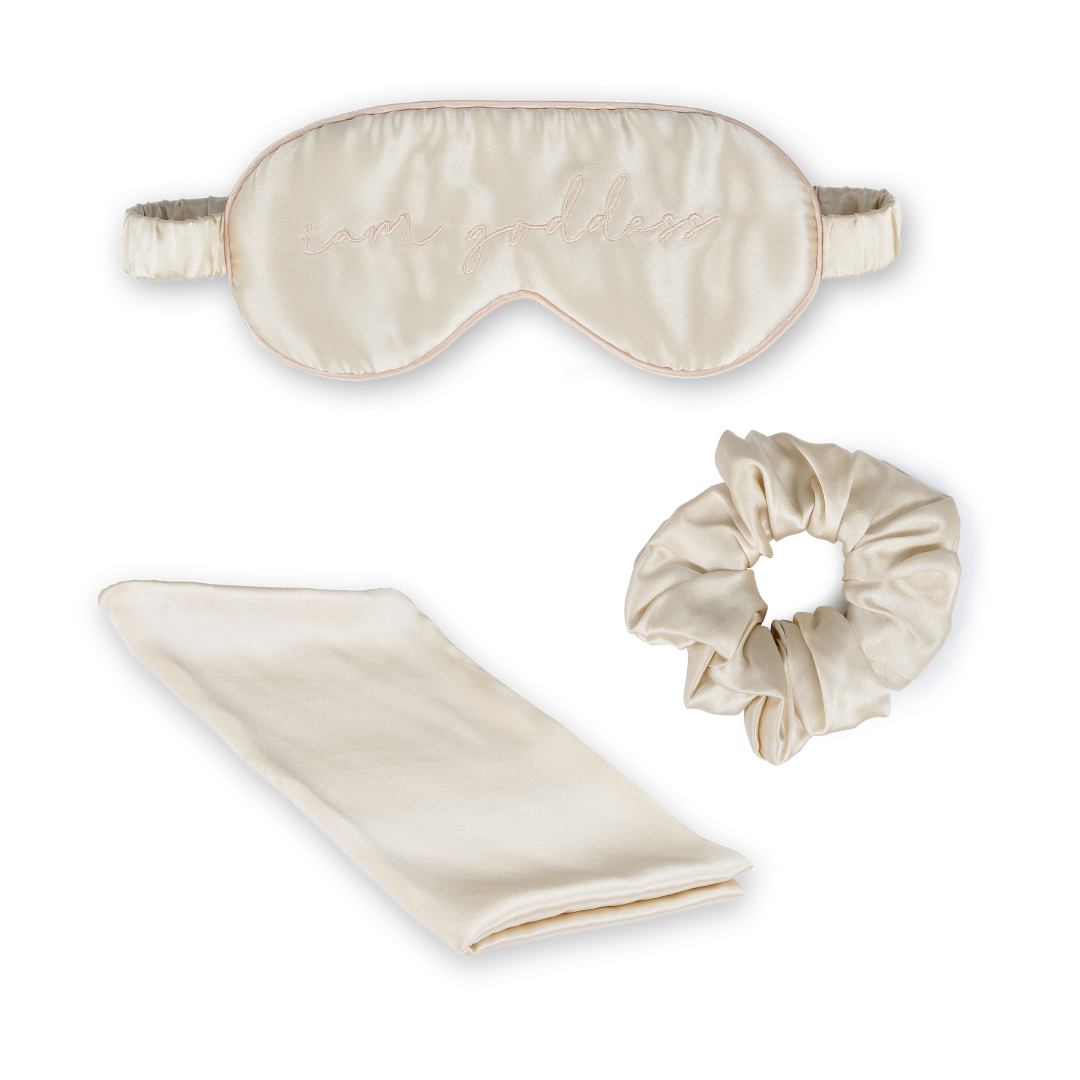 Silk Sleep Kit: Embrace your inner goddess with the GODDESS Remedy Kit from Agerich. This luxurious kit includes natural remedies and beauty products to help you feel pampered and rejuvenated.