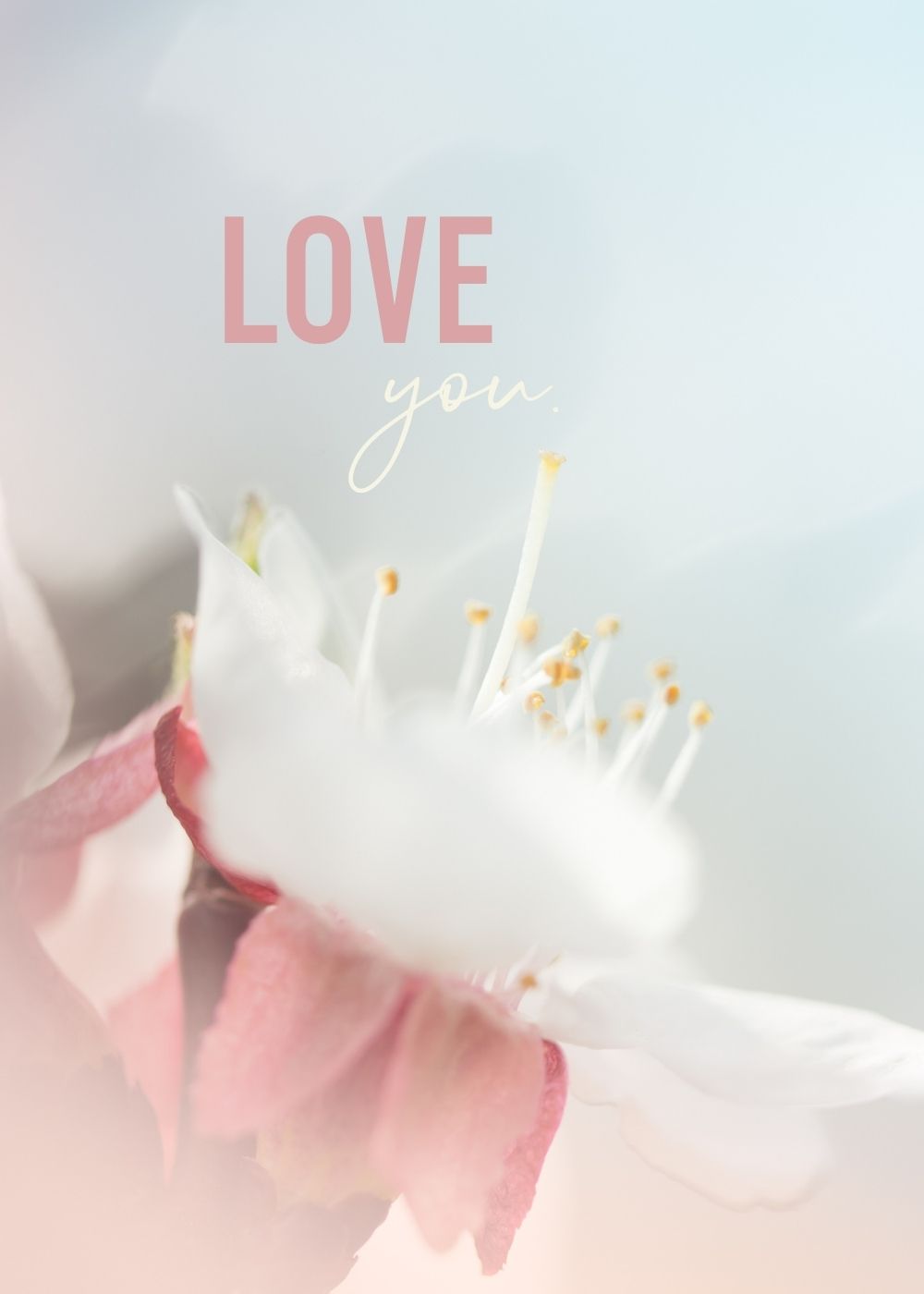 Love You 2 Greeting Card by Mrs V – Simple and Heartfelt