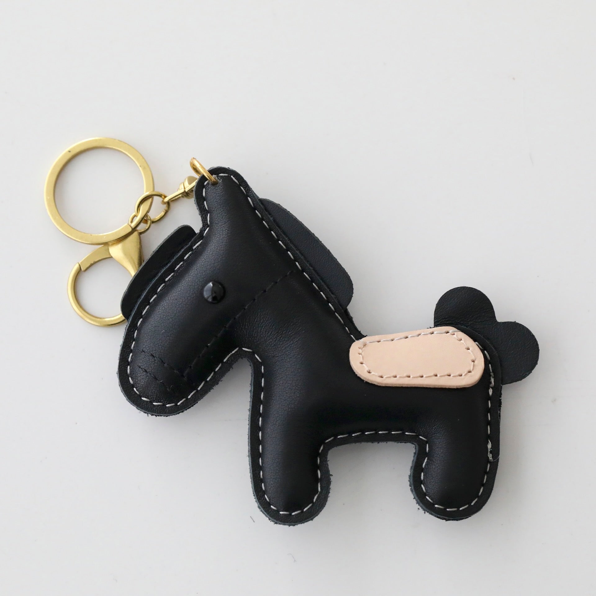 Leather Horse Keyring