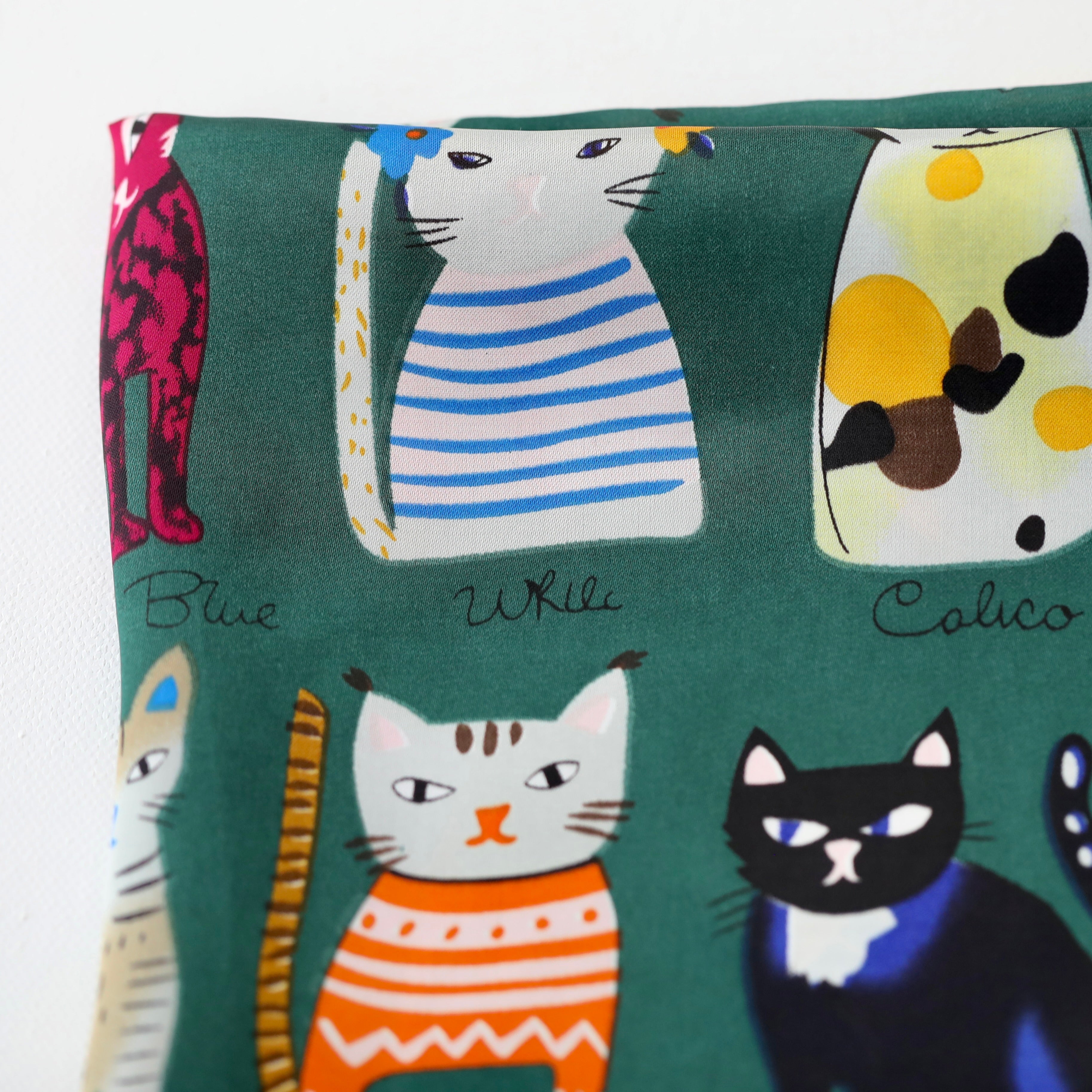 Cat Lady - Satin Scarfs