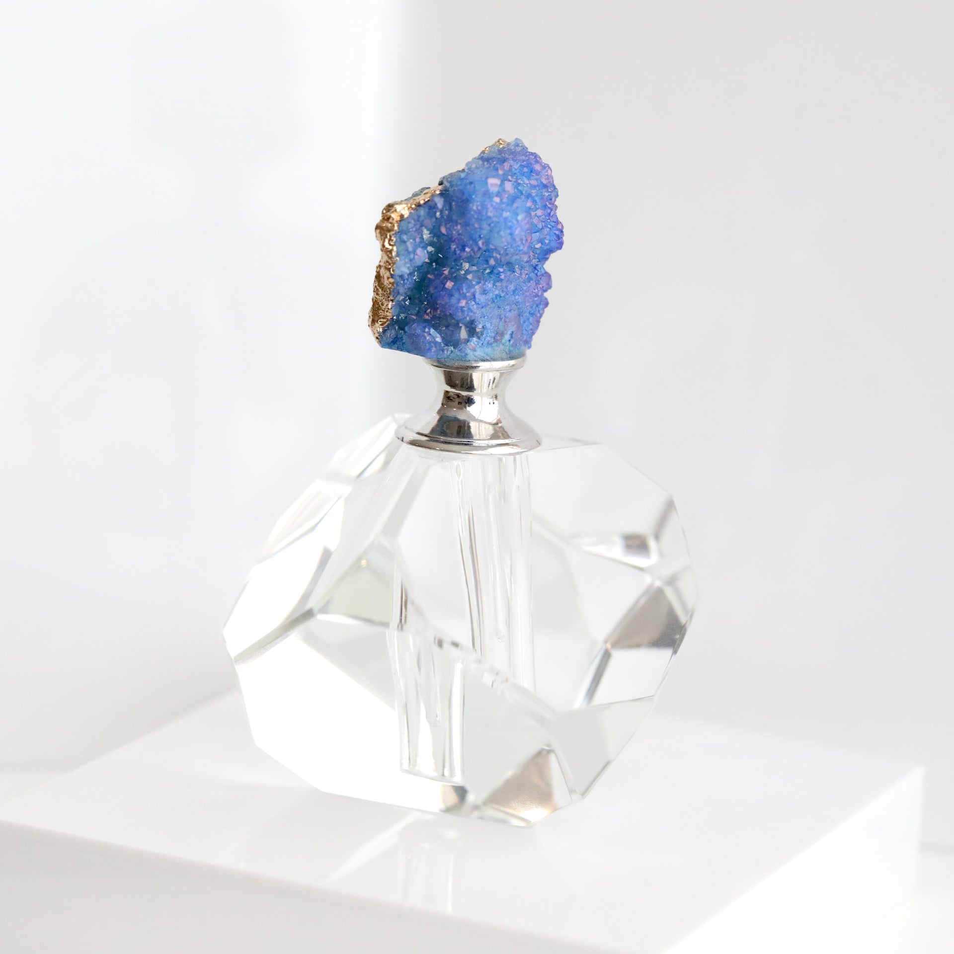 Crystal Bottle - Blue Agate