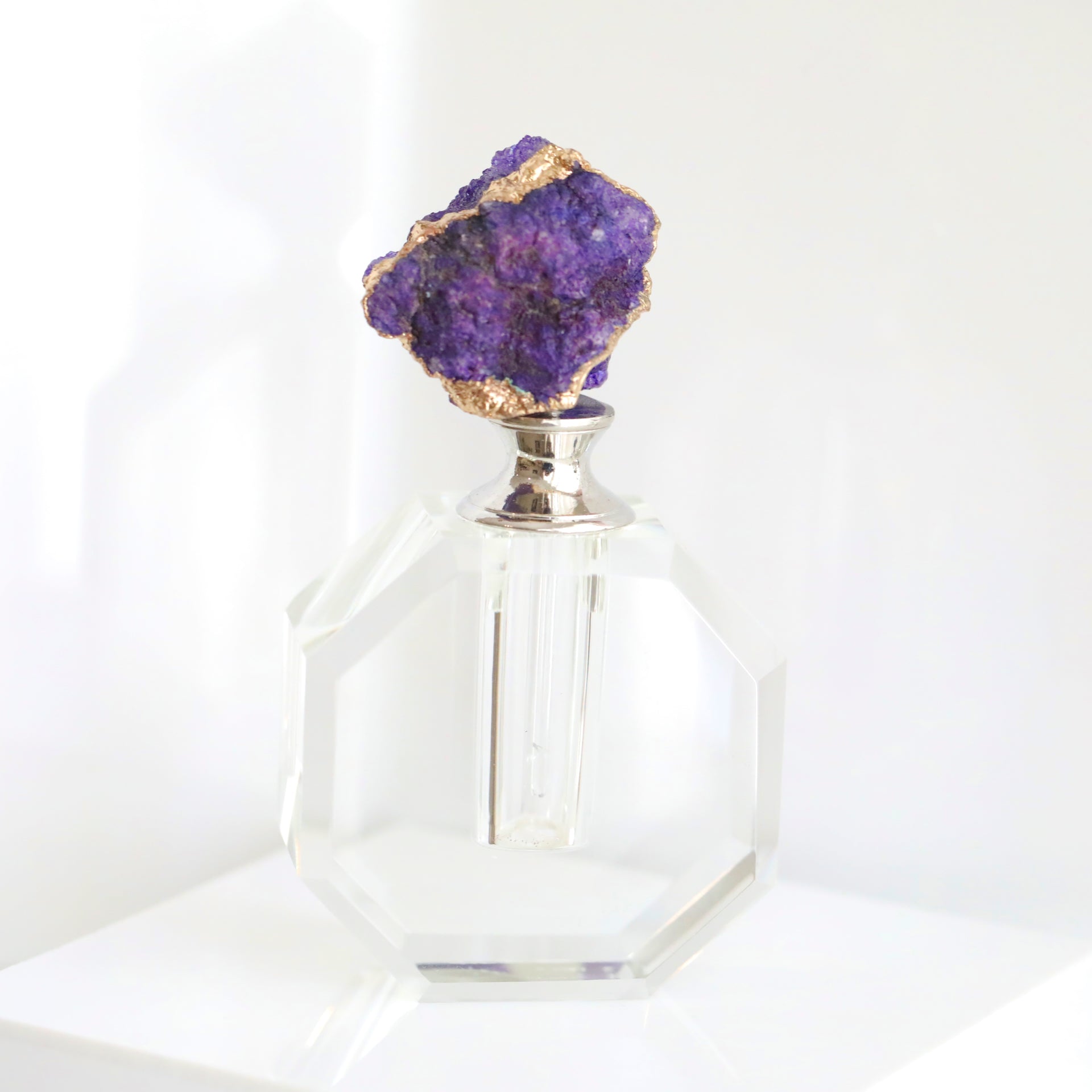 CRYSTAL BOTTLE - PURPLE AGATE