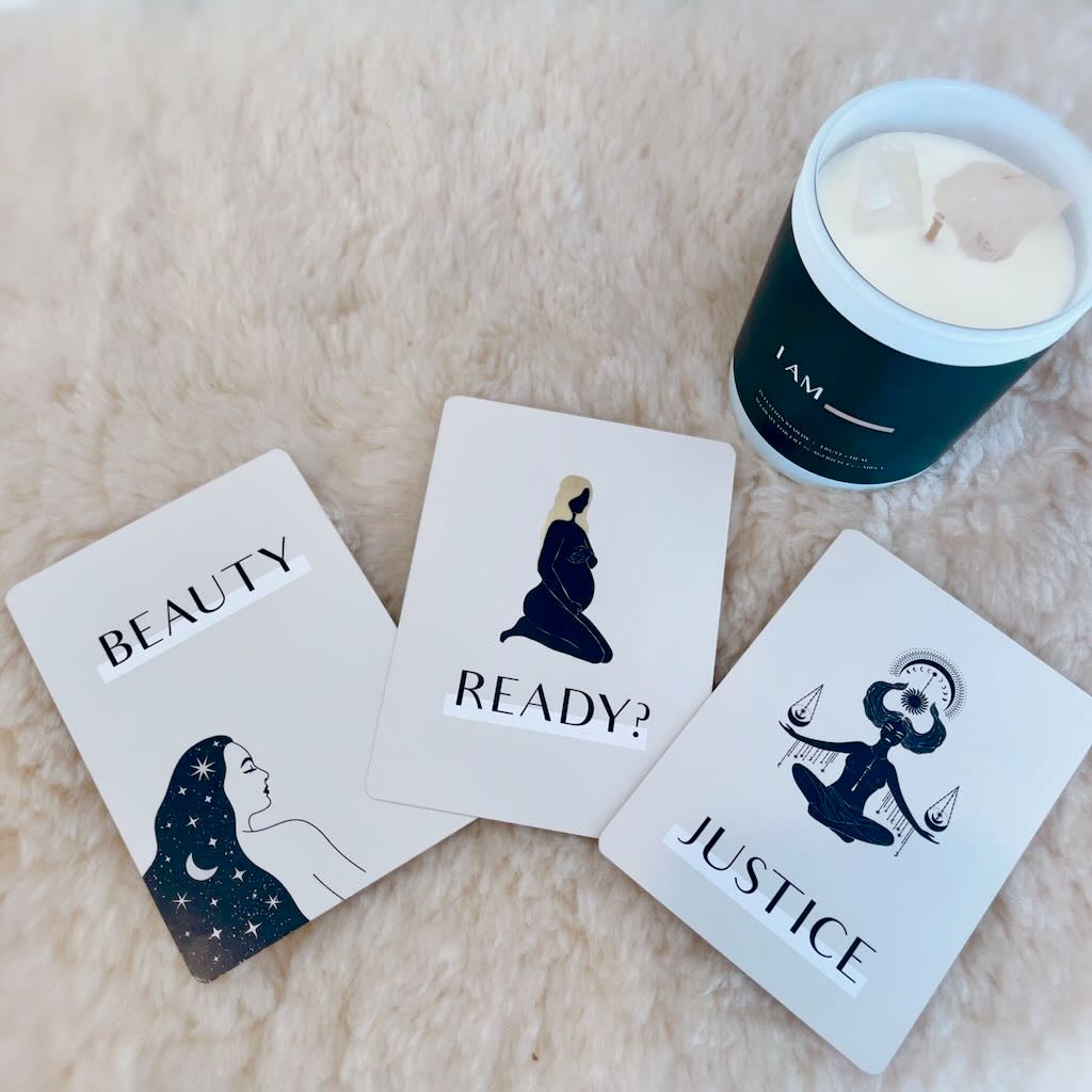 Luxurious Alchemy Oracle Cards with Velvet and Silk-Lined Bag by Mrs V
